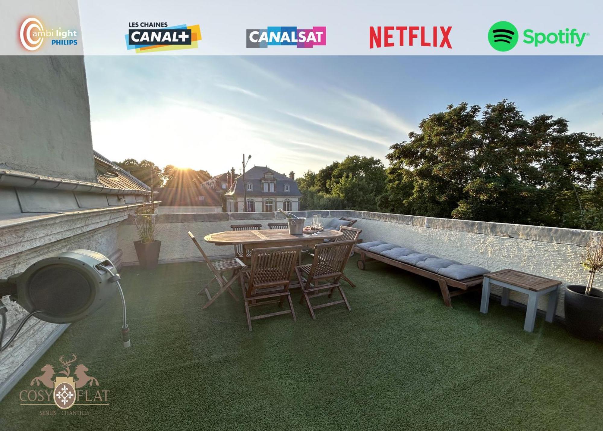 Rooftop - Cosy Flat Centre Senlis Senlis  Exterior foto
